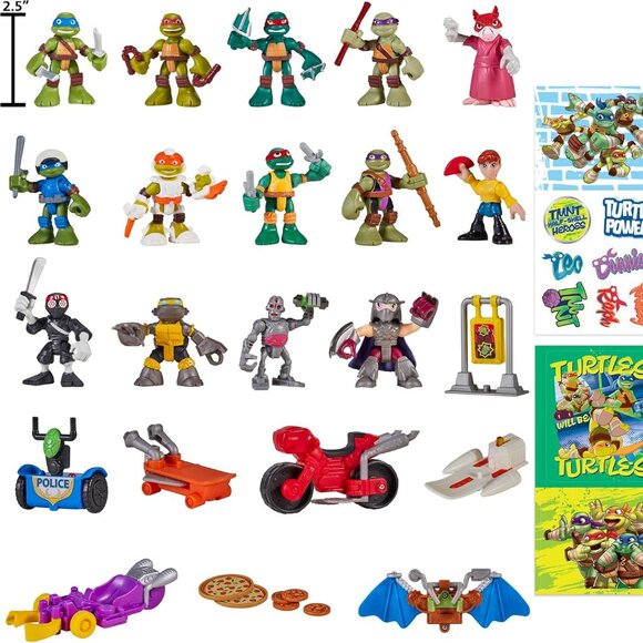 NWT Advent Teenage Mutant Ninja Turtles TMNT Holiday Countdown - Picture 1 of 8